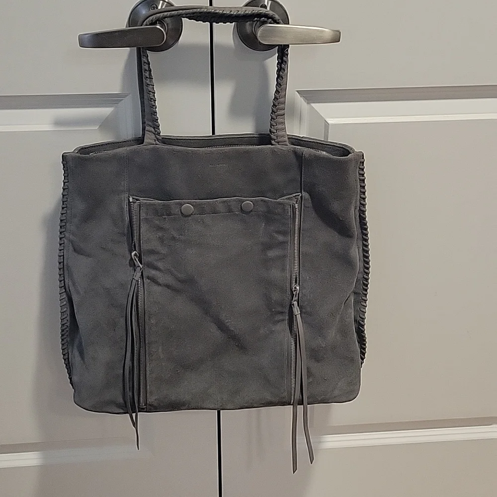 All Saints Fleur De Lis Braid North/south Tote - Picture 1 of 7